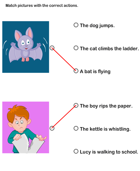 Reading and Word Activities | Kids Worksheets