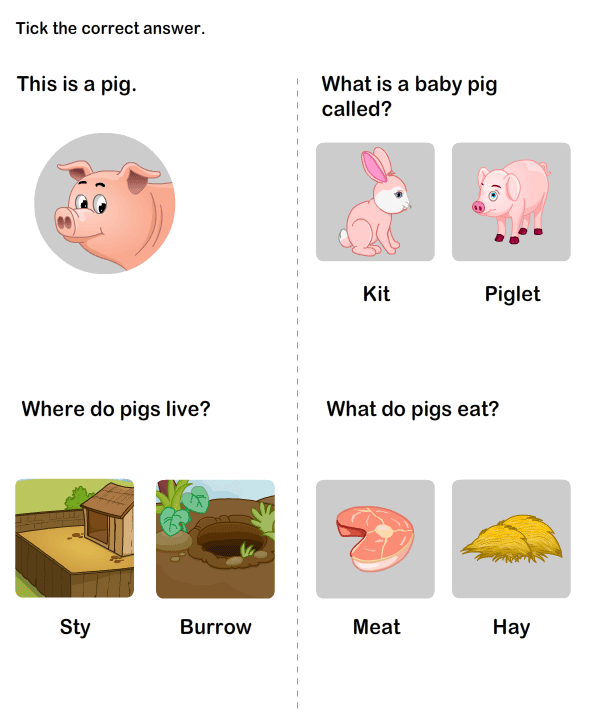Kids Learn with our Farm Animal Printable Worksheet | Free Printable  Worksheets and Activities for Kindergarten